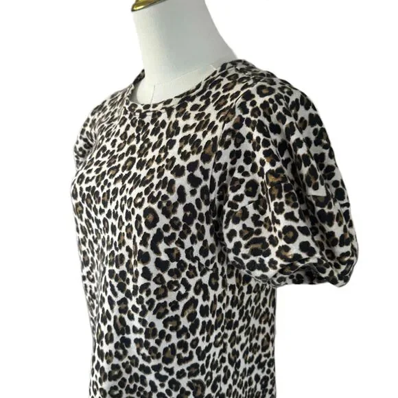 Velvet By Graham & Spencer Anthropologie Leopard Print Dress Women XS Maximalist - Picture 5 of 16